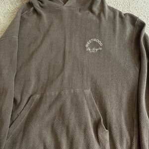 PacSun Taupe Textured Hoodie